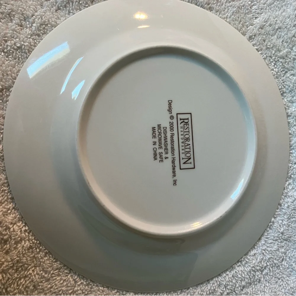 EUC 2 Restoration Hardware Replacement 8” cheese plates
